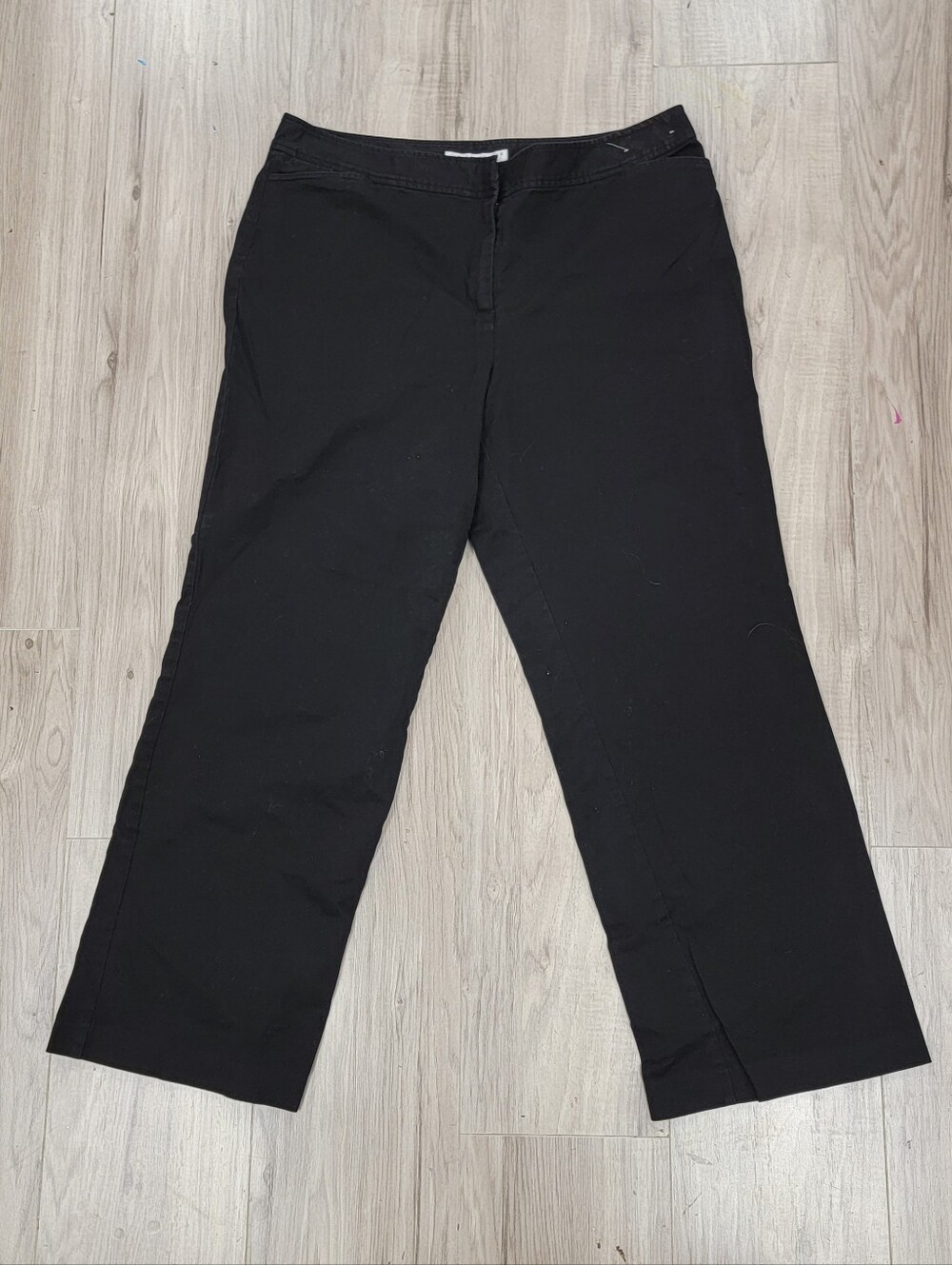 Geoffrey Beene Black Wide Leg Trousers